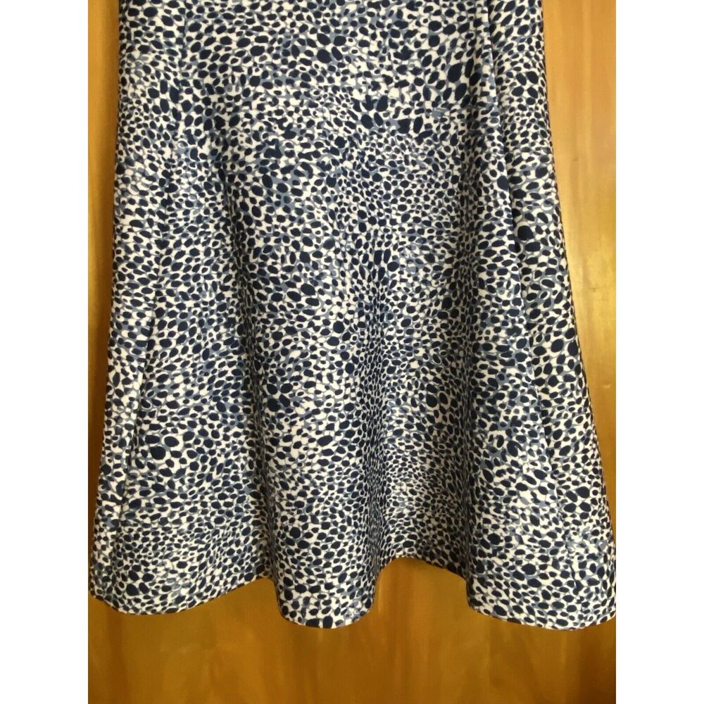 Donna Karan Women's Multicolor Abstract Puff  Short Sleeve Dress  8 - Picture 11 of 14